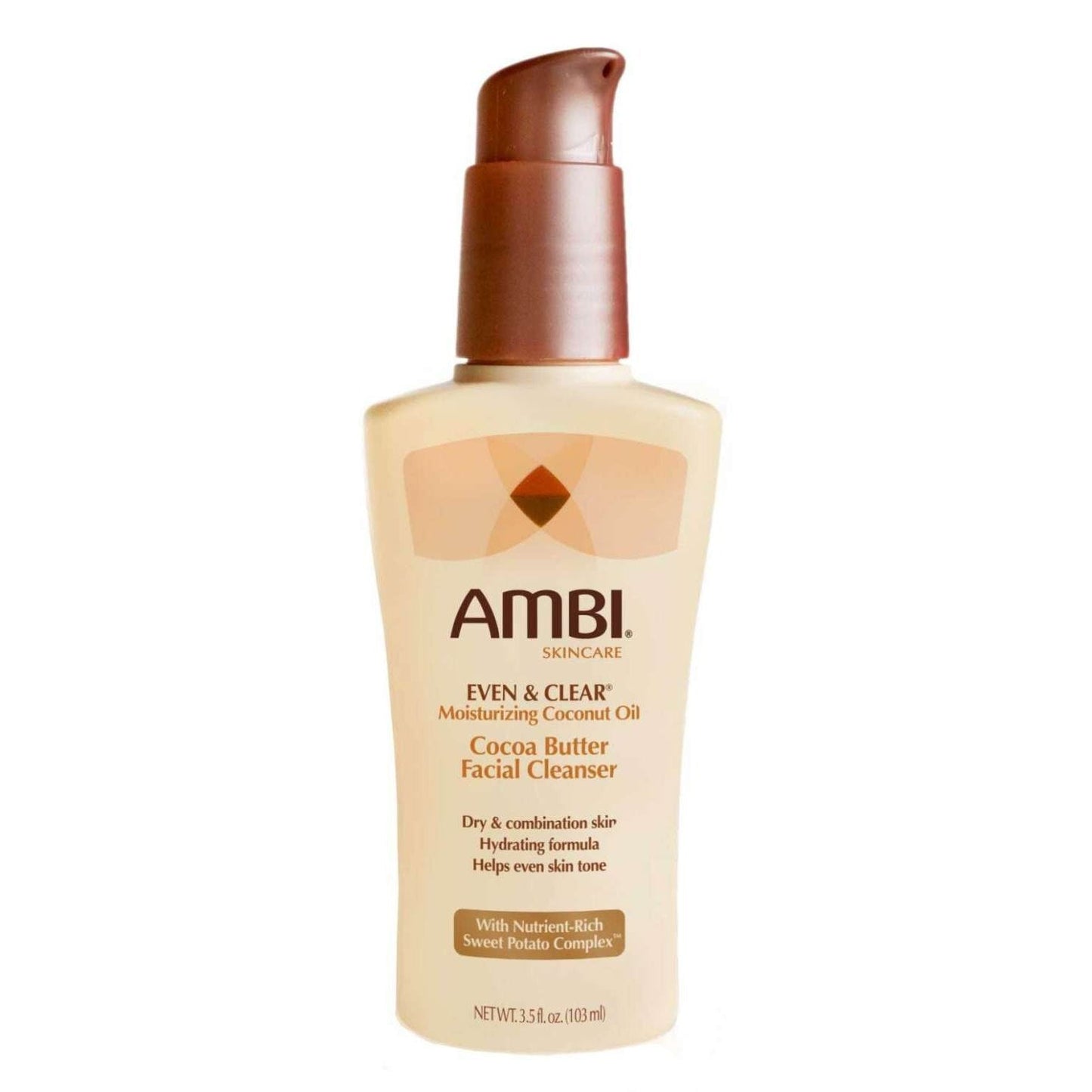 Ambi Even Clear Moisturizing Coconut Oil Cocoa Butter Facial Cleanser