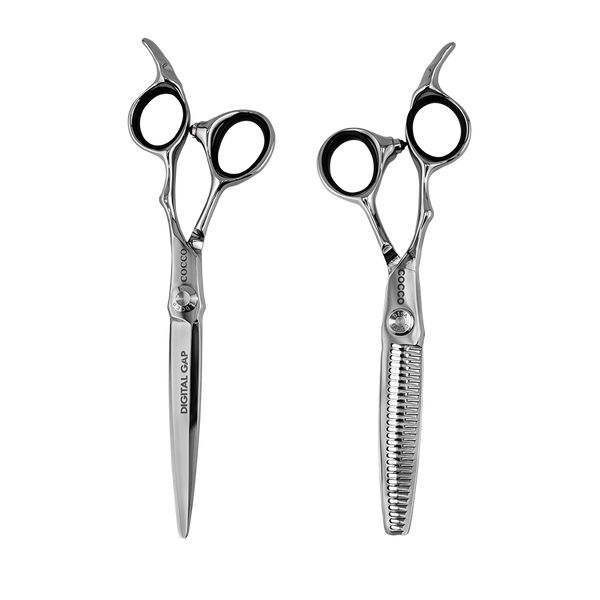 Super Cobalt Blunt and Including 6" 29 Tooth Thinning Shear Set - Select Size