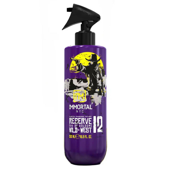 IMMORTAL Reserve 12 Eau De Cologne Wild West 16.9oz