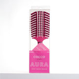 Cocco Aura Vent Boar Brush (Pink)