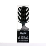 Cocco Aura Vent Boar Brush (Black)