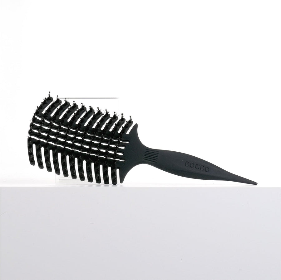 Cocco Aura Vent Boar Brush (Black)